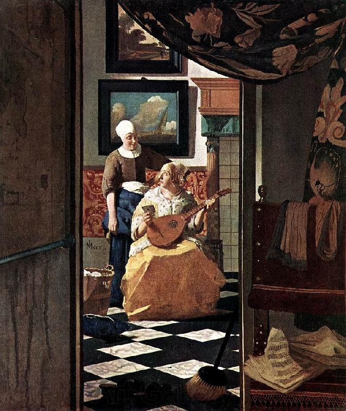 Jan Vermeer The Love Letter Spain oil painting art